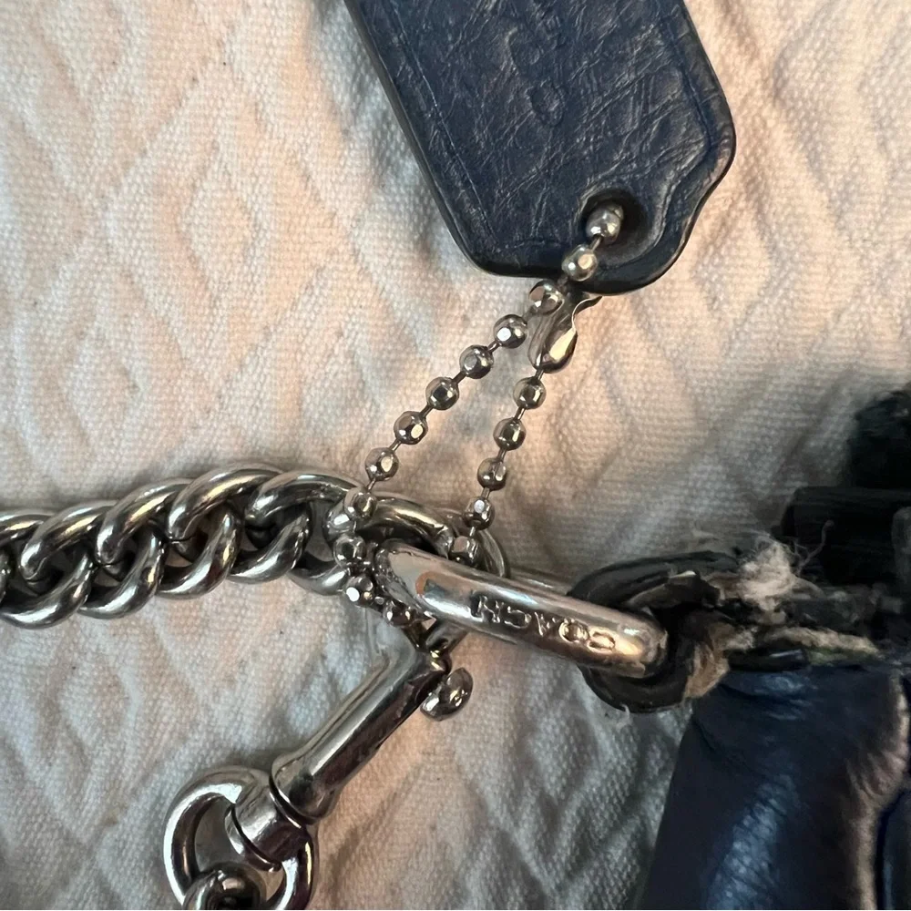 COACH Pebbled Leather Wristlet
